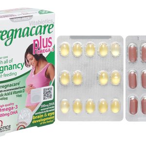 Vitabiotics Pregnacare Plus Omega 3 bổ sung vitamin & khoáng chất cho bà bầu hộp 56 viên
