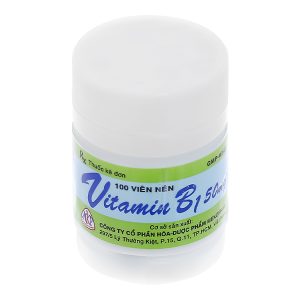 Vitamin B1 Mekophar 50mg trị viêm dây thần kinh, tê phù lọ 100 viên