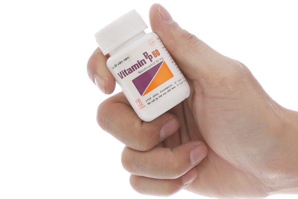 Vitamin PP 50 Pharmedic ngăn ngừa thiếu nicotinamide lọ 60 viên