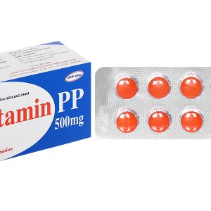 Vitamin PP Mekophar 500mg trị thiếu nicotinamide (10 vỉ x 10 viên)
