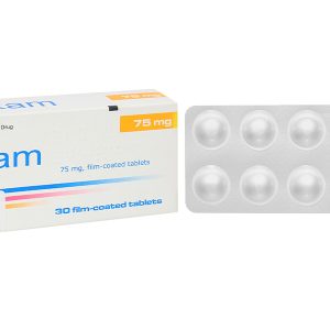 Vixam 75 mg phòng huyết khối động mạch (3 vỉ x 10 viên)