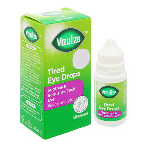 Dung dịch nhỏ mắt Vizulize Tired giúp làm dịu và phục hồi mắt mệt mỏi chai 15ml