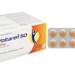 Voltaren 50mg giảm đau, kháng viêm xương khớp (10 vỉ x 10 viên)