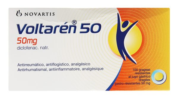 Voltaren 50mg giảm đau, kháng viêm xương khớp (10 vỉ x 10 viên)