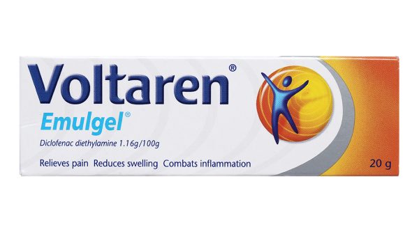 Gel bôi Voltaren Emulgel 1% giảm đau, kháng viêm xương khớp tuýp 20g