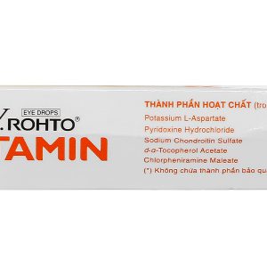 Dung dịch nhỏ mắt V.Rohto Vitamin cải thiện tình trạng giảm thị lực lọ 13ml