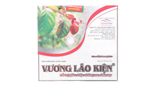 Vương Lão Kiện hỗ trợ giảm triệu chứng run chân tay hộp 2 chai x 90 viên