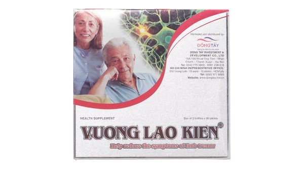Vương Lão Kiện hỗ trợ giảm triệu chứng run chân tay hộp 2 chai x 90 viên