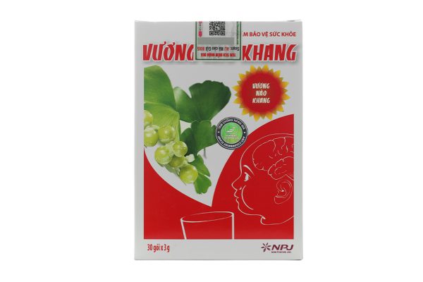 Cốm Vương Não Khang dưỡng não, hỗ trợ giấc ngủ và giảm tăng động cho trẻ hộp 30 gói x 3g