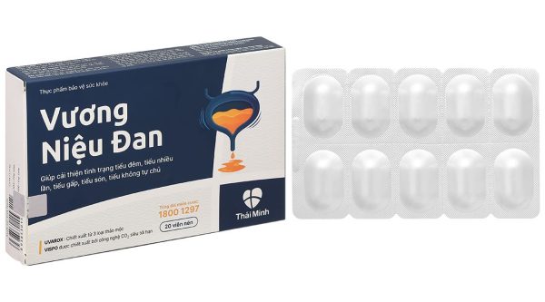 Vương Niệu Đan giảm kích thích bàng quang, giảm tiểu đêm hộp 20 viên