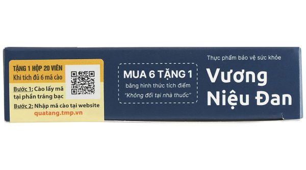 Vương Niệu Đan giảm kích thích bàng quang, giảm tiểu đêm hộp 20 viên