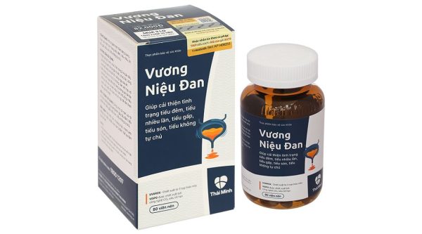 Vương Niệu Đan giảm kích thích bàng quang, giảm tiểu đêm lọ 80 viên