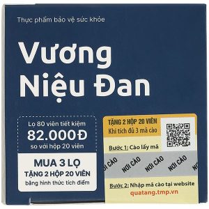 Vương Niệu Đan giảm kích thích bàng quang, giảm tiểu đêm lọ 80 viên