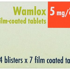 Wamlox 5mg/80mg trị tăng huyết áp vô căn (4 vỉ x 7 viên)