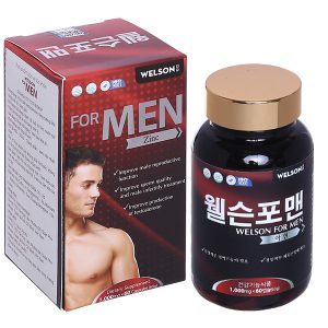 Welson For Men Zinc tăng cường sinh lý nam hộp 60 viên