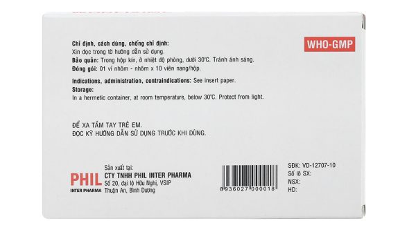 Wonfixime 200mg trị nhiễm khuẩn (1 vỉ x 10 viên)
