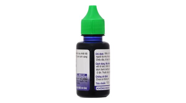 Dung dịch Xanh Methylen 1% HDpharma trị lở loét, viêm da mủ chai 20ml