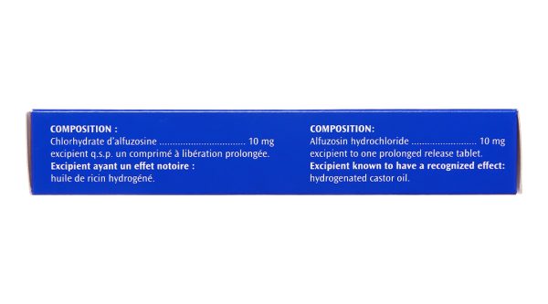 Xatral XL 10mg trị triệu chứng chức năng của phì đại tuyến tiền liệt (1 vỉ x 30 viên)