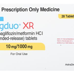 Xigduo XR 10mg/1000mg trị đái tháo đường tuýp 2 (4 vỉ x 7 viên)
