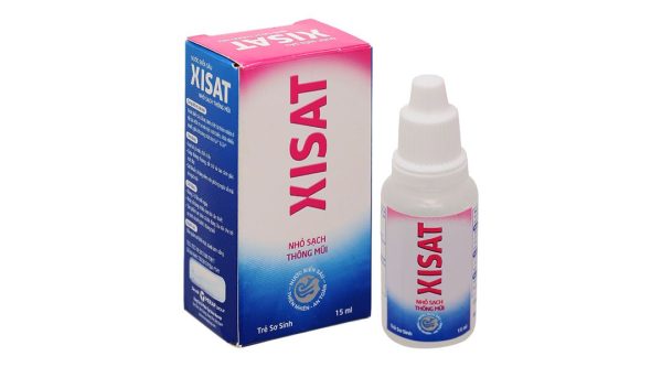 Dung dịch nhỏ mũi Xisat giúp thông mũi cho bé chai 15ml