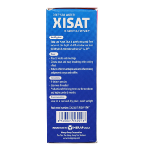 Dung dịch nhỏ mũi Xisat giúp thông mũi cho bé chai 15ml