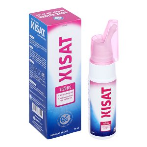 Dung dịch xịt mũi Xisat Trẻ Em giảm nghẹt mũi chai 75ml