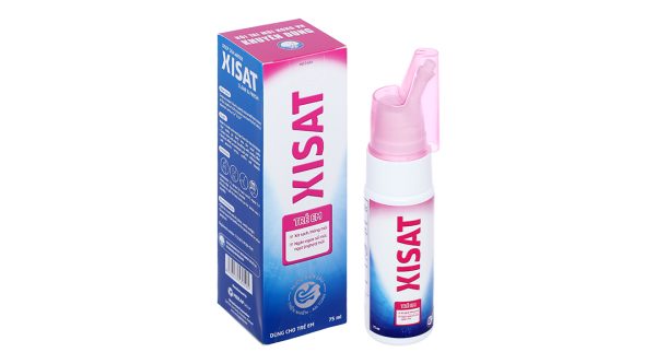 Dung dịch xịt mũi Xisat Trẻ Em giảm nghẹt mũi chai 75ml