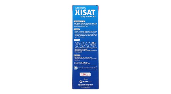 Dung dịch xịt mũi Xisat Trẻ Em giảm nghẹt mũi chai 75ml