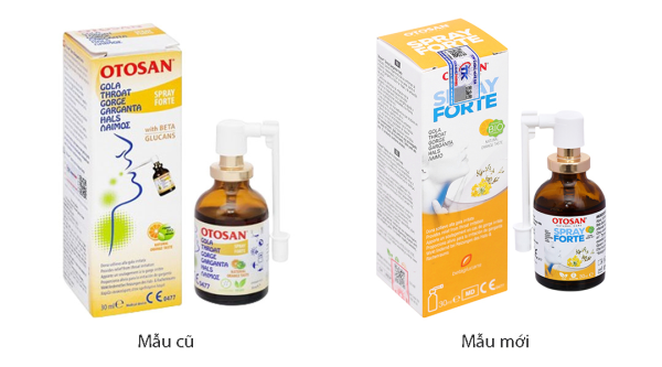 Xịt họng Otosan Throat Spray Forte giảm đau họng, rát họng lọ 30ml