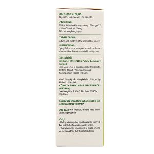 Xịt họng thảo dược Eugica hỗ trợ giảm ho, đau rát họng chai 10ml