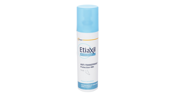 Xịt khử mùi Etiaxil Déodorant Anti-Transpirant 48h khử mùi hôi chân chai 100ml