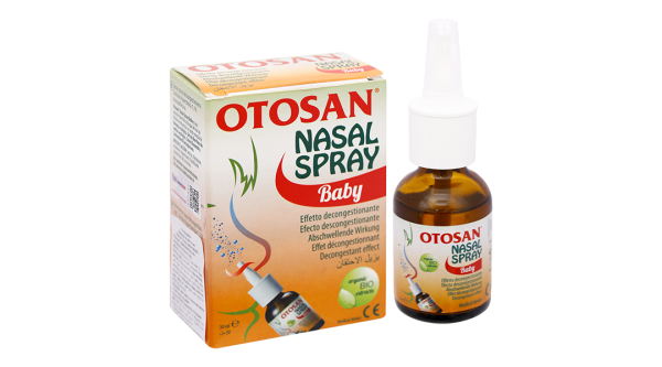 Dung dịch xịt mũi Otosan Nasal Spray Baby hỗ trợ giảm viêm mũi, viêm xoang chai 30ml