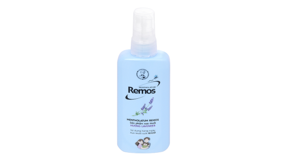 Xịt chống muỗi Remos hương lavender chai 70ml