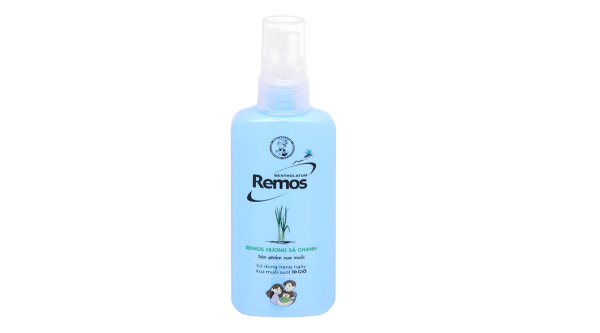 Xịt chống muỗi Remos hương sả chanh chai 70ml