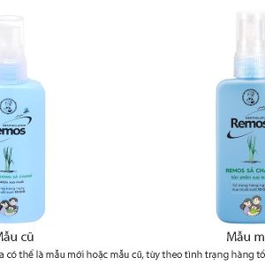 Xịt chống muỗi Remos hương sả chanh chai 70ml