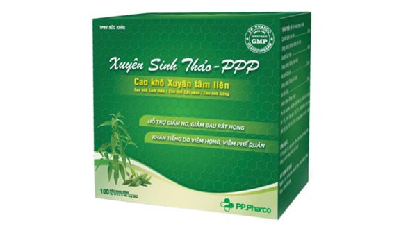 Xuyên Sinh Thảo-PPP giảm ho, đau rát họng hộp 100 viên