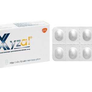Xyzal 5mg trị viêm mũi dị ứng, mề đay (1 vỉ x 10 viên)