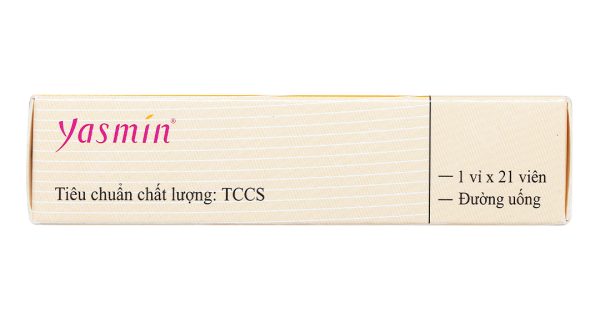 Yasmin thuốc tránh thai hằng ngày (1 vỉ x 21 viên)