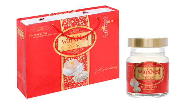 Yến sào Win'snest tổ yến chưng sẵn đường phèn hộp 6 hũ x 70ml