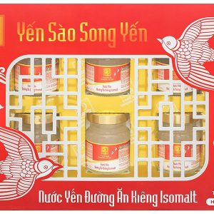 Nước yến đường ăn kiêng Isomalt Song Yến hộp 6 lọ x 70ml