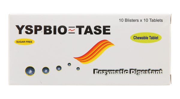 Viên nhai YspBio - Tase trị chứng khó tiêu, bội thực, chán ăn (10 vỉ x 10 viên)