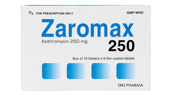 Zaromax 250 trị nhiễm khuẩn (10 vỉ x 6 viên)