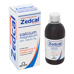 Hỗn dịch uống Zedcal bổ sung canxi, magie, kẽm và vitamin D3 chai 200ml