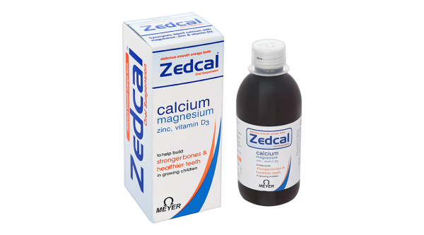 Hỗn dịch uống Zedcal bổ sung canxi, magie, kẽm và vitamin D3 chai 200ml