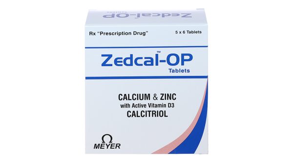Zedcal-OP Tablets trị loãng xương, nhuyễn xương (5 vỉ x 6 viên)