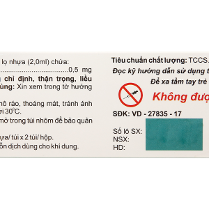 Hỗn dịch khí dung Zensonid 0.5mg/2ml trị hen suyễn (10 ống x 2ml)
