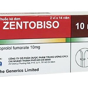 Zentobiso 10mg trị suy tim mãn tính ổn định (2 vỉ x 14 viên)