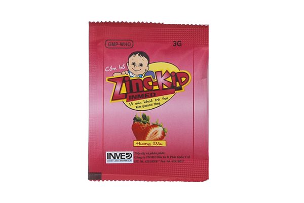 Cốm Bổ Zinc - Kid Inmed 70mg bổ sung kẽm, trị tiêu chảy (25 gói x 3g)