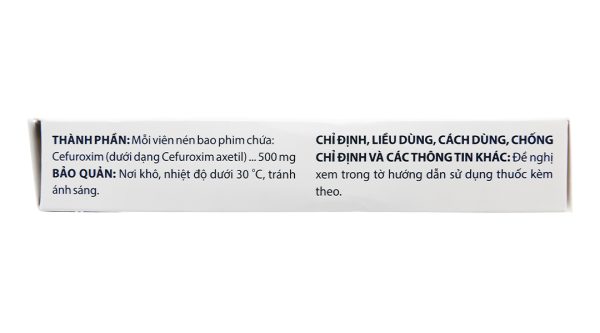 Zinmax-Domesco 500mg trị nhiễm khuẩn đường hô hấp (2 vỉ x 5 viên)