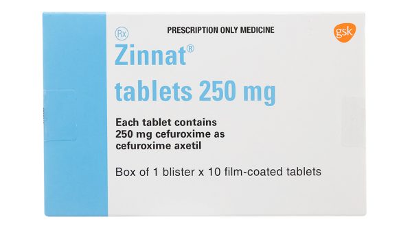 Zinnat Tablets 250mg trị nhiễm khuẩn (1 vỉ x 10 viên)